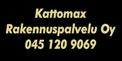 Kattomax Rakennuspalvelu Oy logo
